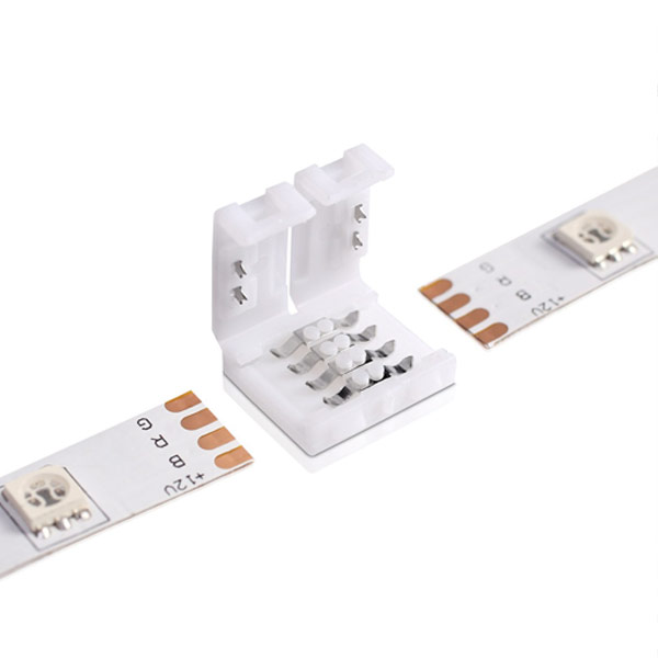 = Shape 4Pin RGB+ Color Change LED Strip Lights Fast Conector Accessories For width 10mm RGB led strip lights = Shape 4Pin RGB+ Color Change LED Strip Lights Fast Conector Accessories For width 10mm RGB led strip lights